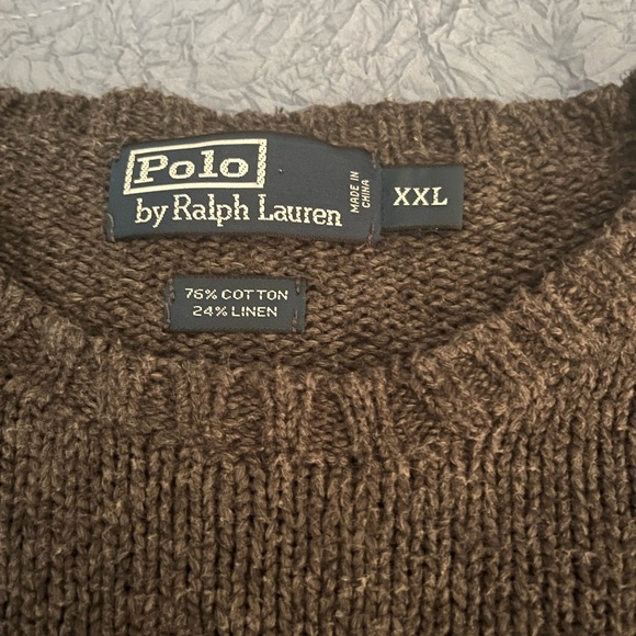 Polo by Ralph Lauren Men's Grey Sweater Size 2XL - Picture 3 of 7